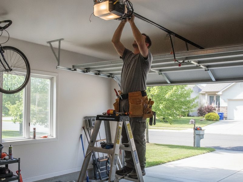 finished garage door repair results in Lancaster